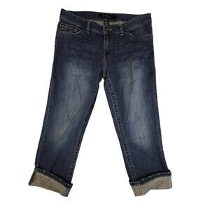 Calvin Klein Women's Size 12 Lean Boot Cut Jeans Medium Blue Cotton Stretch
